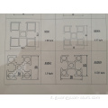 Profili modulari in alluminio anodizzato e rivestimento in polvere